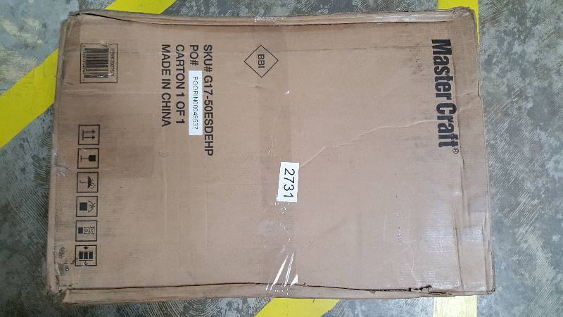 lot 2731 image: Master Craft 50-Pint Precise Dehumidifier