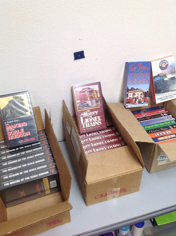 3 Boxes of Train VHS, 2 Boxes are New