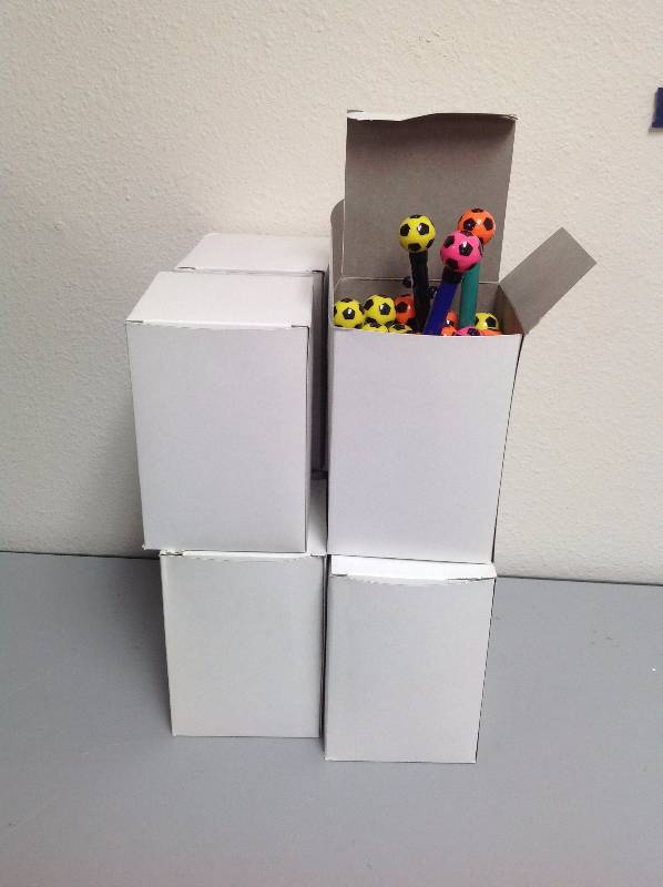 NEW- Color Soccer Pen, 25 in each box. 8 boxes