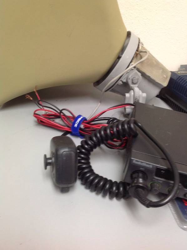 Ryobi Battery and Charger, Speaker, and CB radio