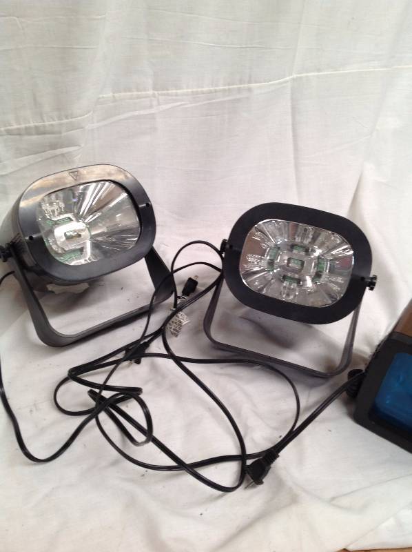 lot 49 image: Two Strobe Lights and a Colored Strobe Light