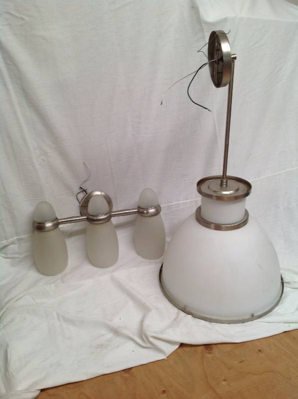 lot 66 image: Two Lights, Three light, and a Chandler Light