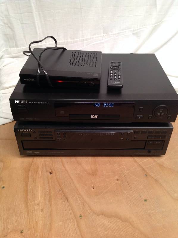 lot 80 image: DVD Player, CD Player and a DTV Tunner