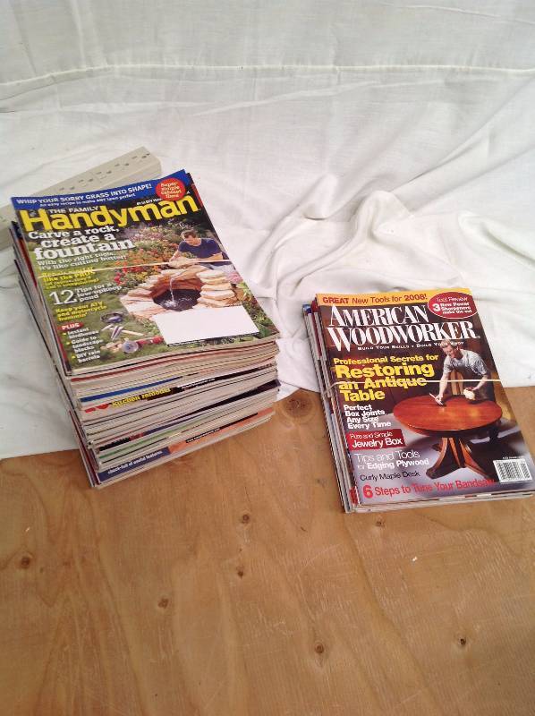 lot 81 image: Handyman And American Wood Worker Magazines