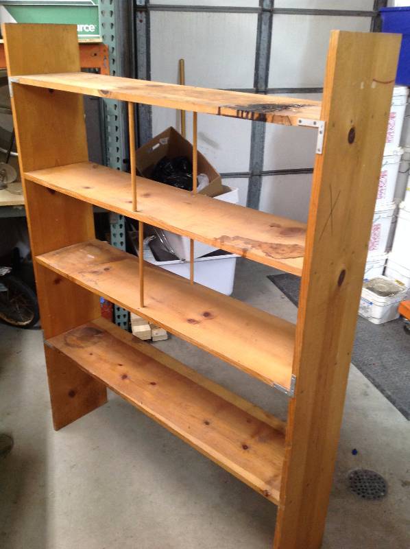 lot 96 image: Wooden Shelve