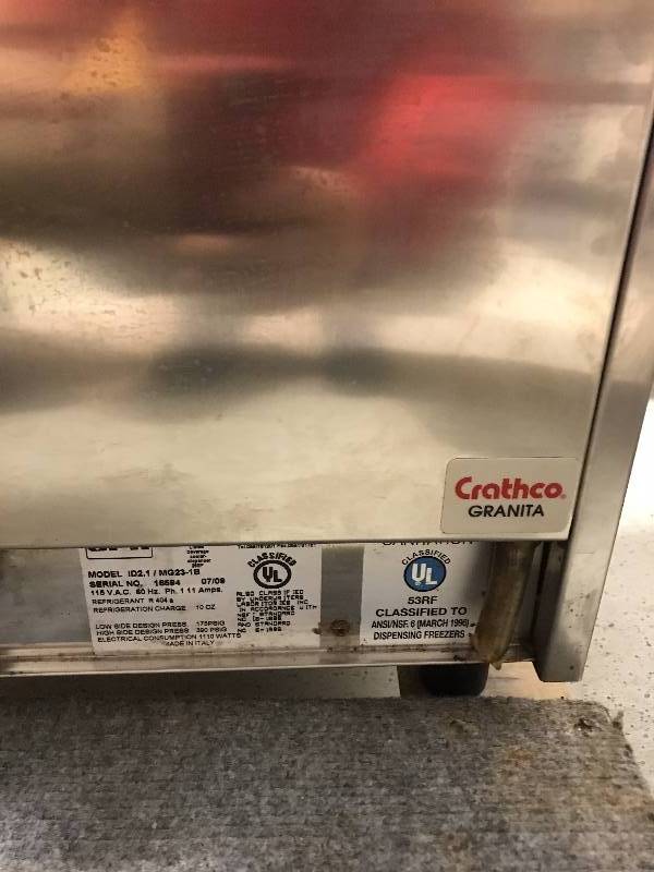 Crathco Granita Slusshi Machine - Model # M6231-B - 115 Volts - NSF Approved