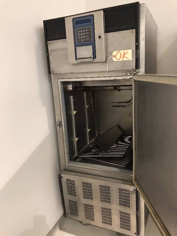 Foster, Mod #BQC-45, blast chiller, caster mounted, 208 volts, 10 amps, 1 ph, 28.5x32x72 wmanual.