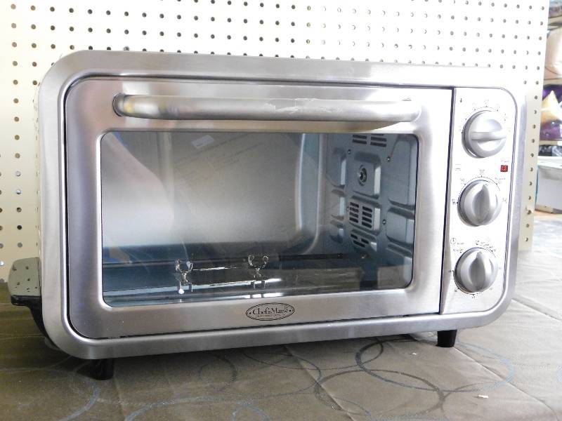 CHEFS Mark Roaster Oven (12IN pizza size), MSRP $84.99