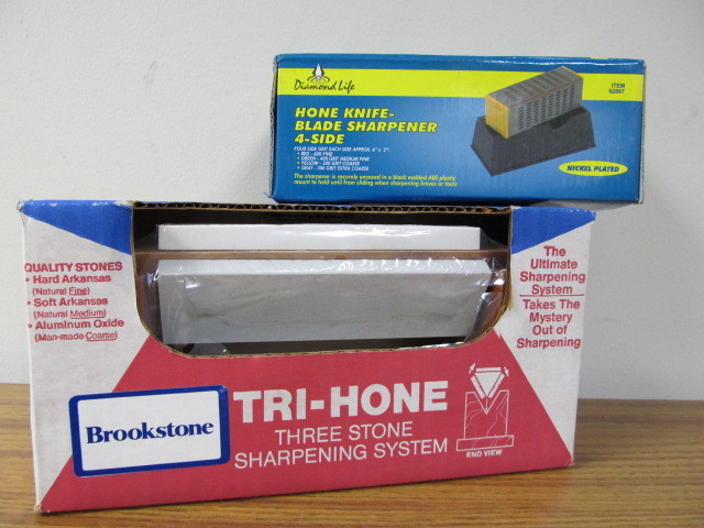 lot 16 image: 2 BRAND NEW Knife Sharpening Sets