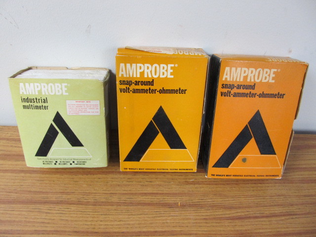 lot 22 image: 3 NEW IN BOX Amprobe Meters