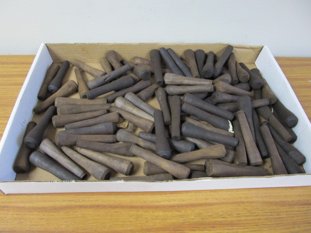 lot 46 image: Large Lot of Antique Wooden Plugs