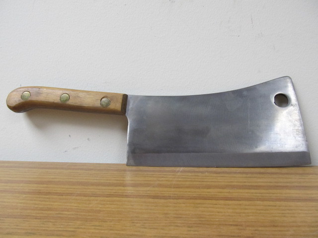 lot 111 image: High Quality Vintage FOSTER BROS Meat Cleaver