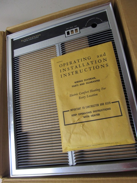 lot 66 image: NIB Electromode Flameless Electric Unit Heater