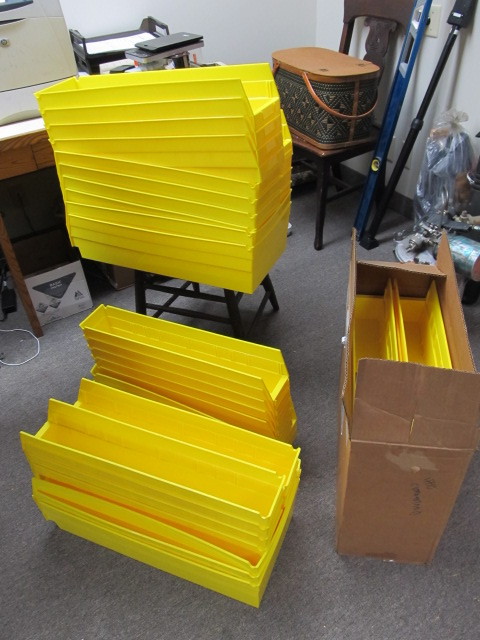 lot 70 image: HUGE Lot of ToolHardware Storage Bins