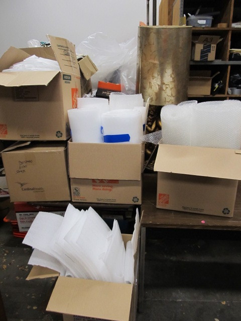 lot 79 image: Large Lot of Packing Material