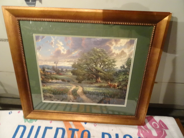 Framed print. Thomas Kinkade. 30 x ...