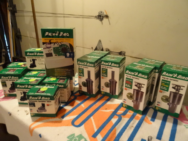 New Rain bird irrigation valves and...