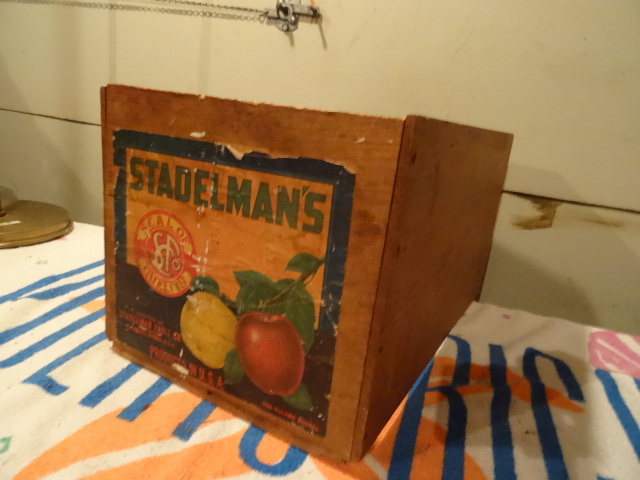 Vintage wood fruit crate...