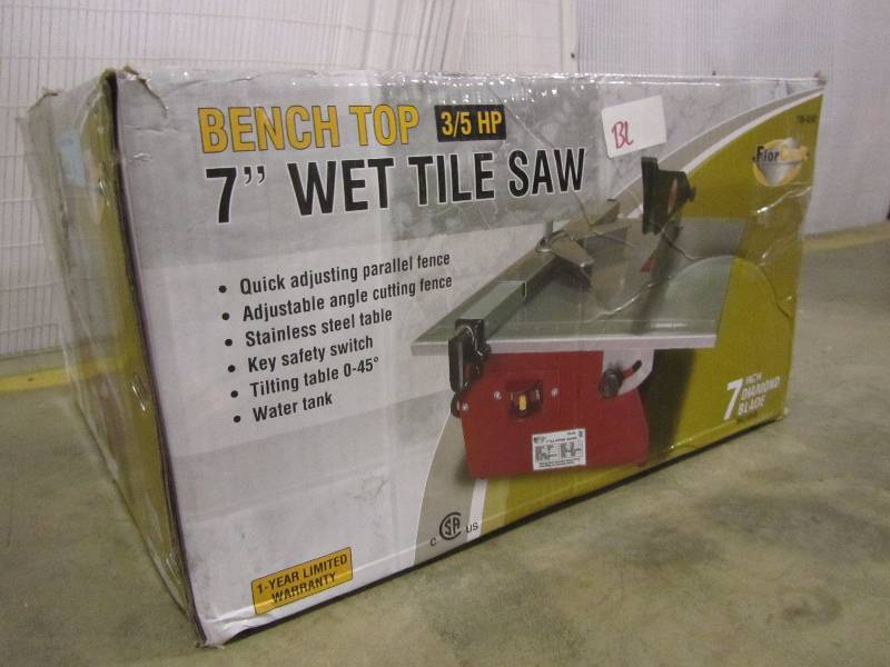 lot 15 image: FlorCraft 7 Wet Tile Saw