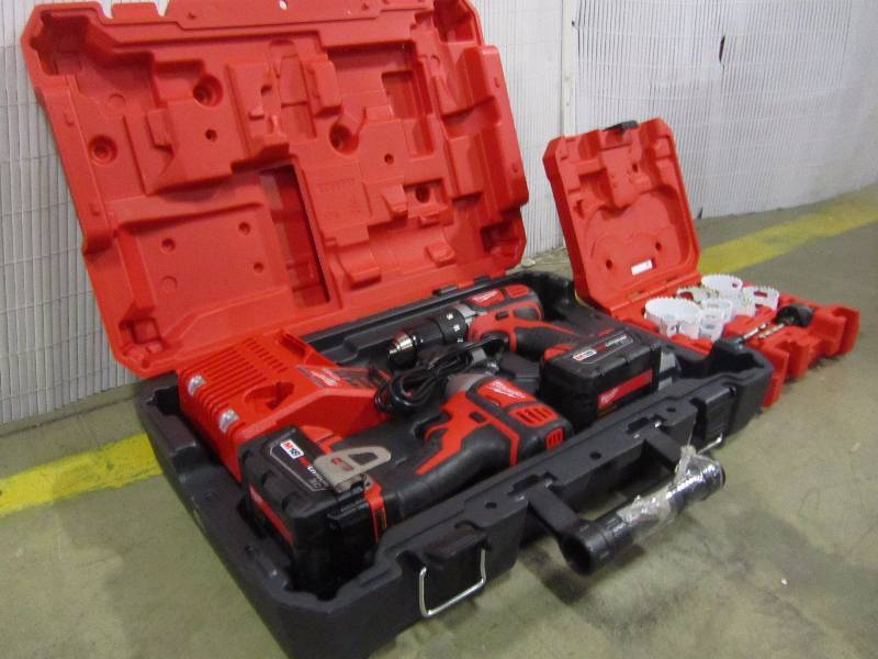 lot 16 image: Milwaukee 15-Piece General Purpose Hole Dozer Hole Saw Kit Milwaukee M18 FUEL 18-Volt Lithium-Ion Cordless Brushless Hammer DrillImpact Driver Combo Kit
