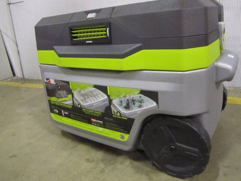 lot 32 image: Ryobi Air Conditioned Cooler (updated info. see photos)
