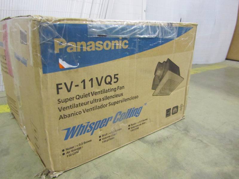 lot 39 image: Panasonic WhisperCeiling 110 CFM Ceiling Exhaust Bath Fan