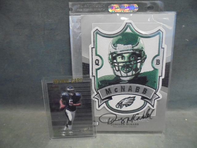 Donovan McNab Patch and Rookie Card