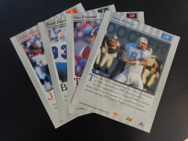 Rare Oversized Football Cards