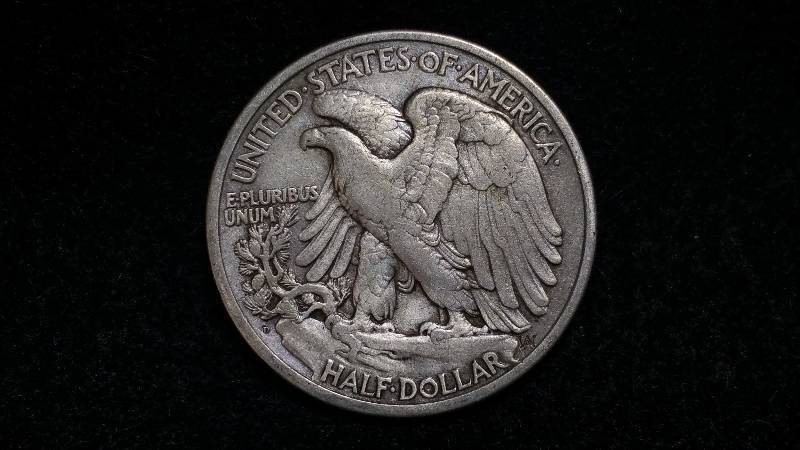 1919 D Walking Liberty Silver Half Dollar