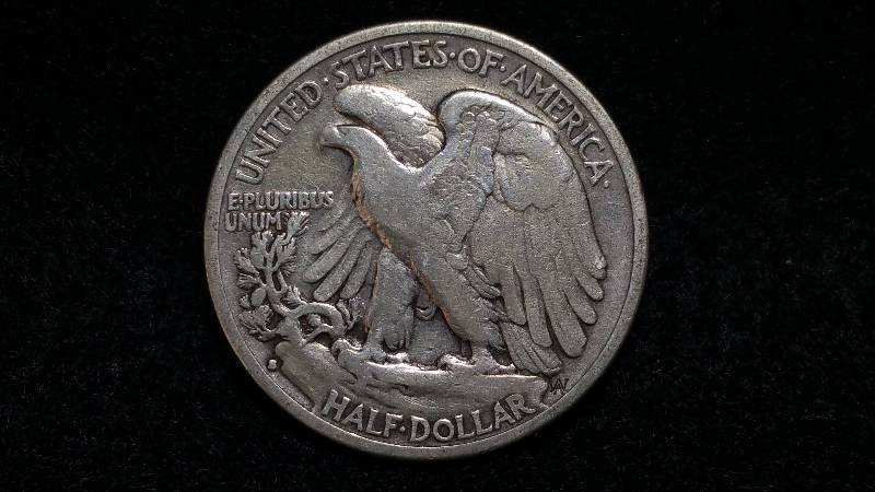 1935 S Walking Liberty Silver Half Dollar