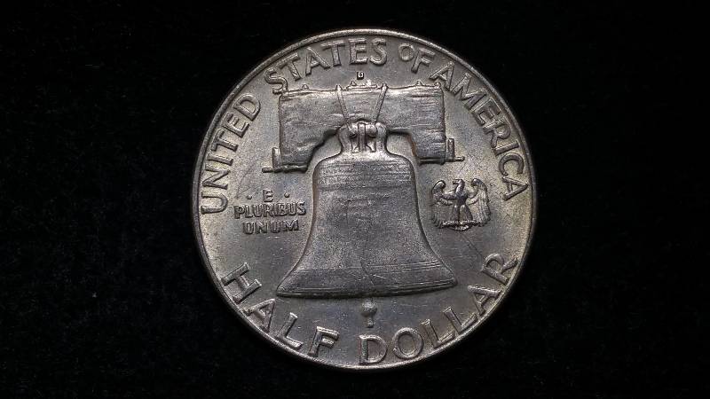 1962 D Franklin Silver Half Dollar