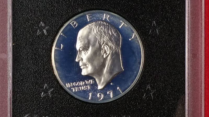1972 Eisenhower Proof Silver Dollar