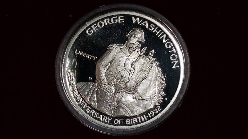 George Washington Commemorative Silver Half Dollar