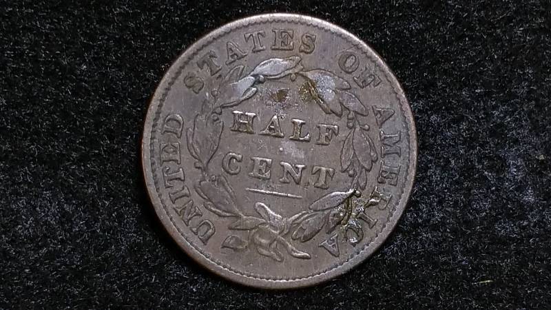 1834 Classic Head Half Cent