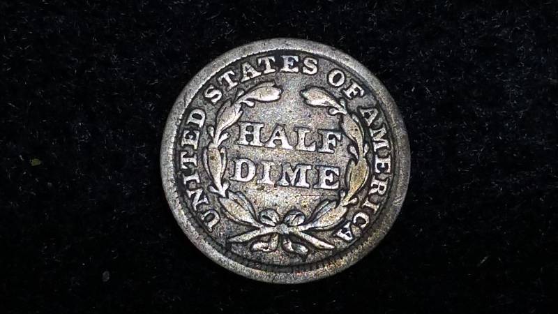 1858 Seated Liberty Silver Half Dime