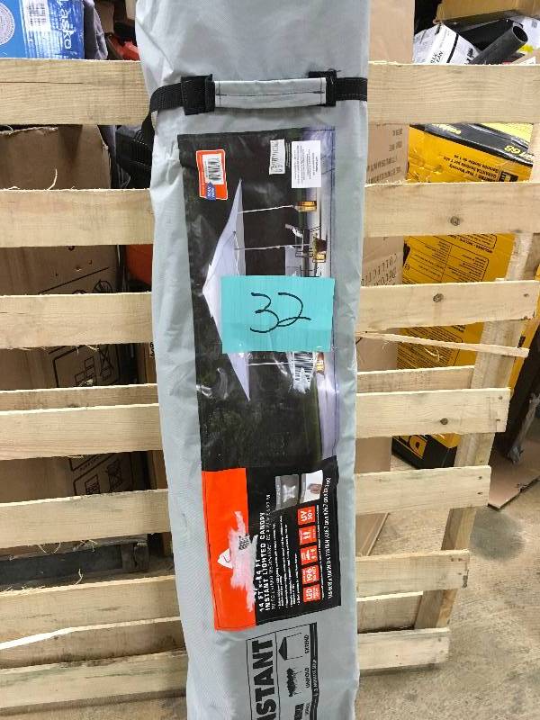 lot 32 image: Ozark 14 ft x 14 ft, Instant Lighted Canopy. Open Box