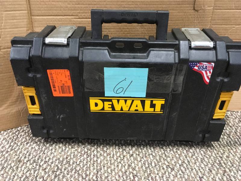 lot 61 image: DeWalt 20-Volt MAX XR Lithium-Ion Cordless DrillDriver and Impact Combo Kit (2-tools) with Batteries. USED