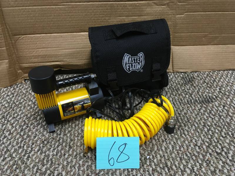 lot 68 image: Master Flow MF-1040 Cyclone High Volume Portable Air Compressor. New Open Box