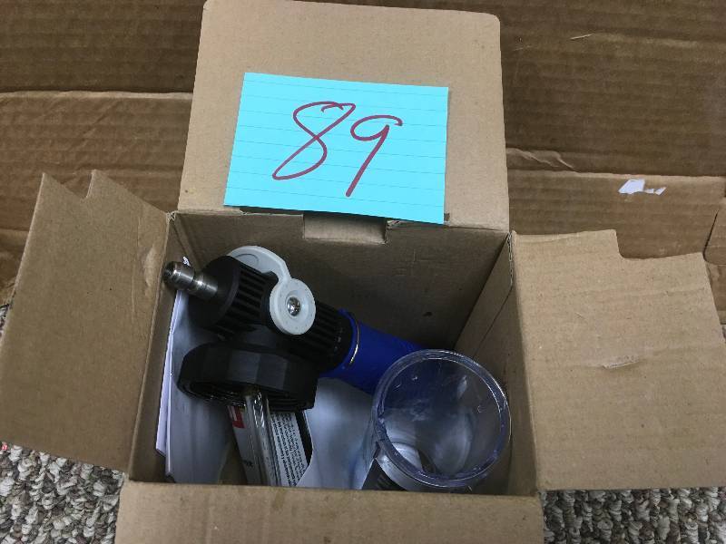 lot 89 image: RYOBI Pressure Washer Foam Blaster in like new condition  Open Box
