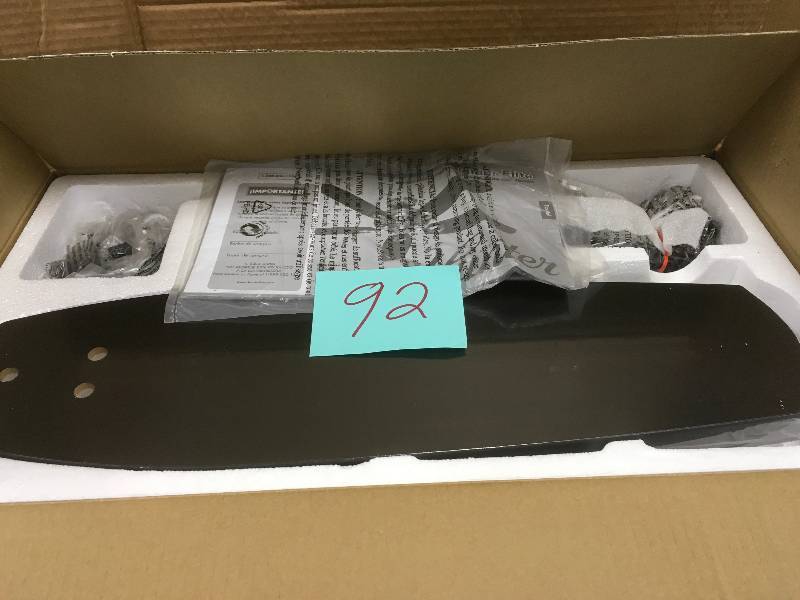 lot 92 image: Hunter Fan Builder Elite ENERGY StAR - 52" Ceiling Fan, New Open Box