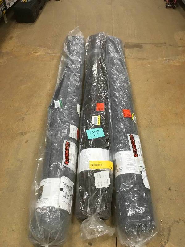 lot 137 image: Foss - Indoor or Outdoor Rug Lot of 3. New Open Box