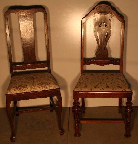 lot 94 image: Two Wooden Chairs