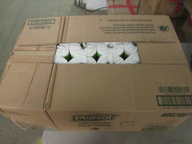 1 case of 48 rolls of marcal 100% r...