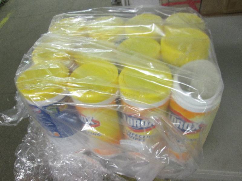 12-9.1oz bottles of clorox disinfec...