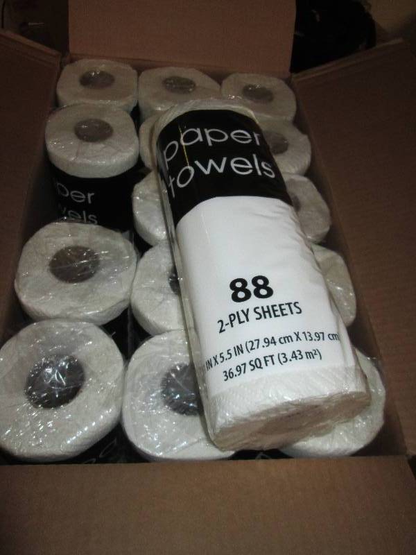 1 case of roll towels  30 packs of ...