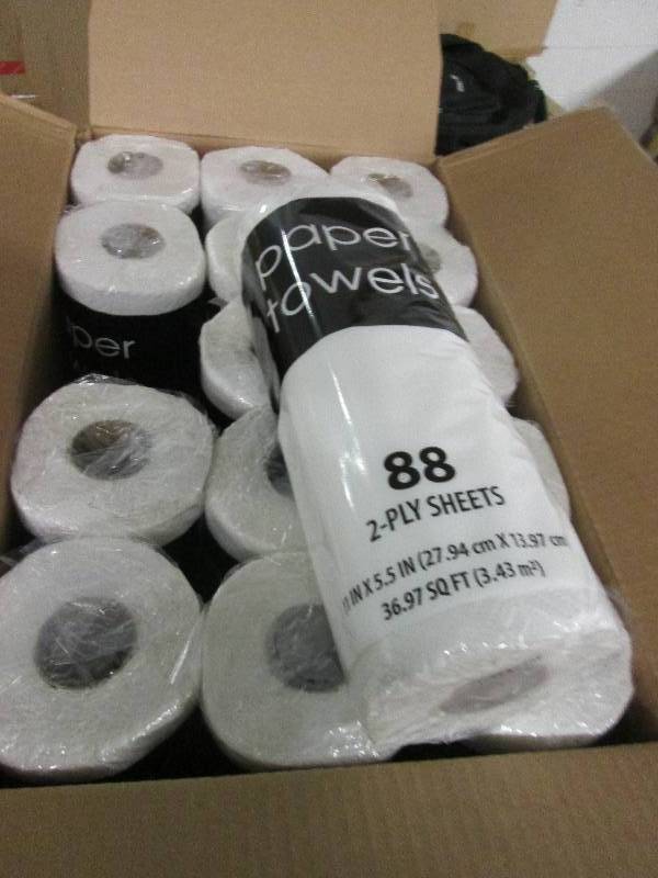 1 case of roll towels  30 packs of ...