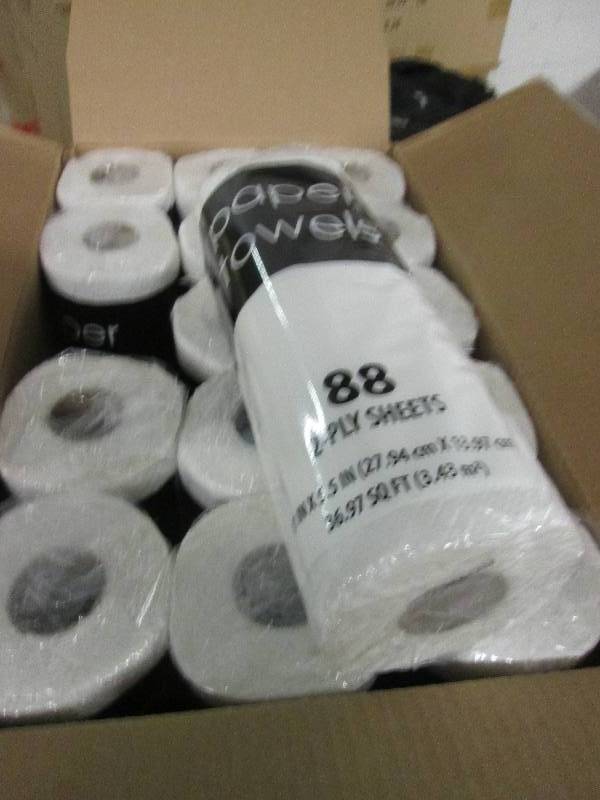 1 case of roll towels  30 packs of ...