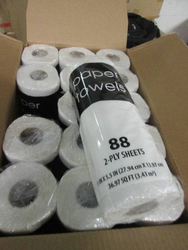 1 case of roll towels  30 packs of ...