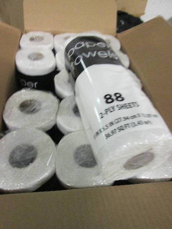 1 case of roll towels  30 packs of ...