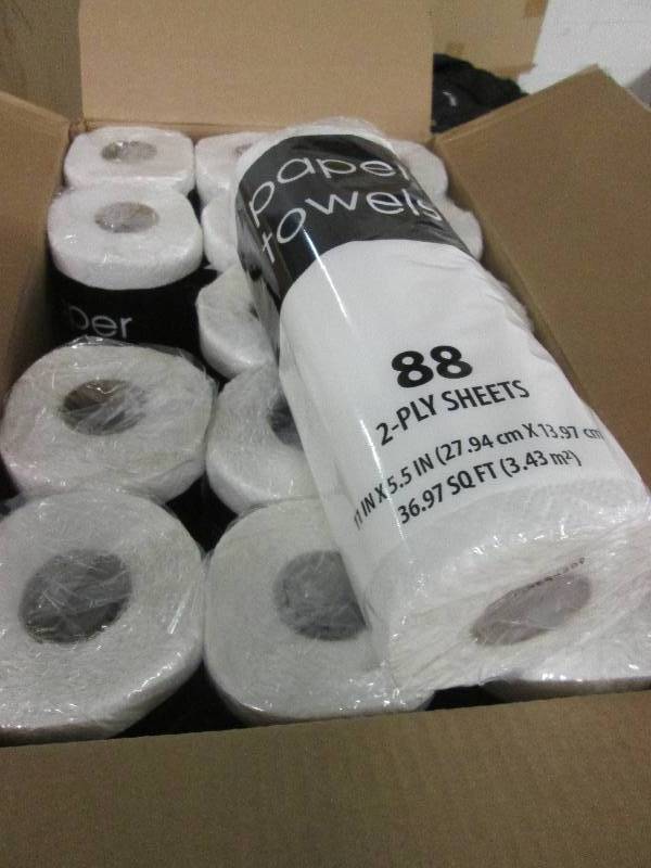 1 case of roll towels  30 packs of ...